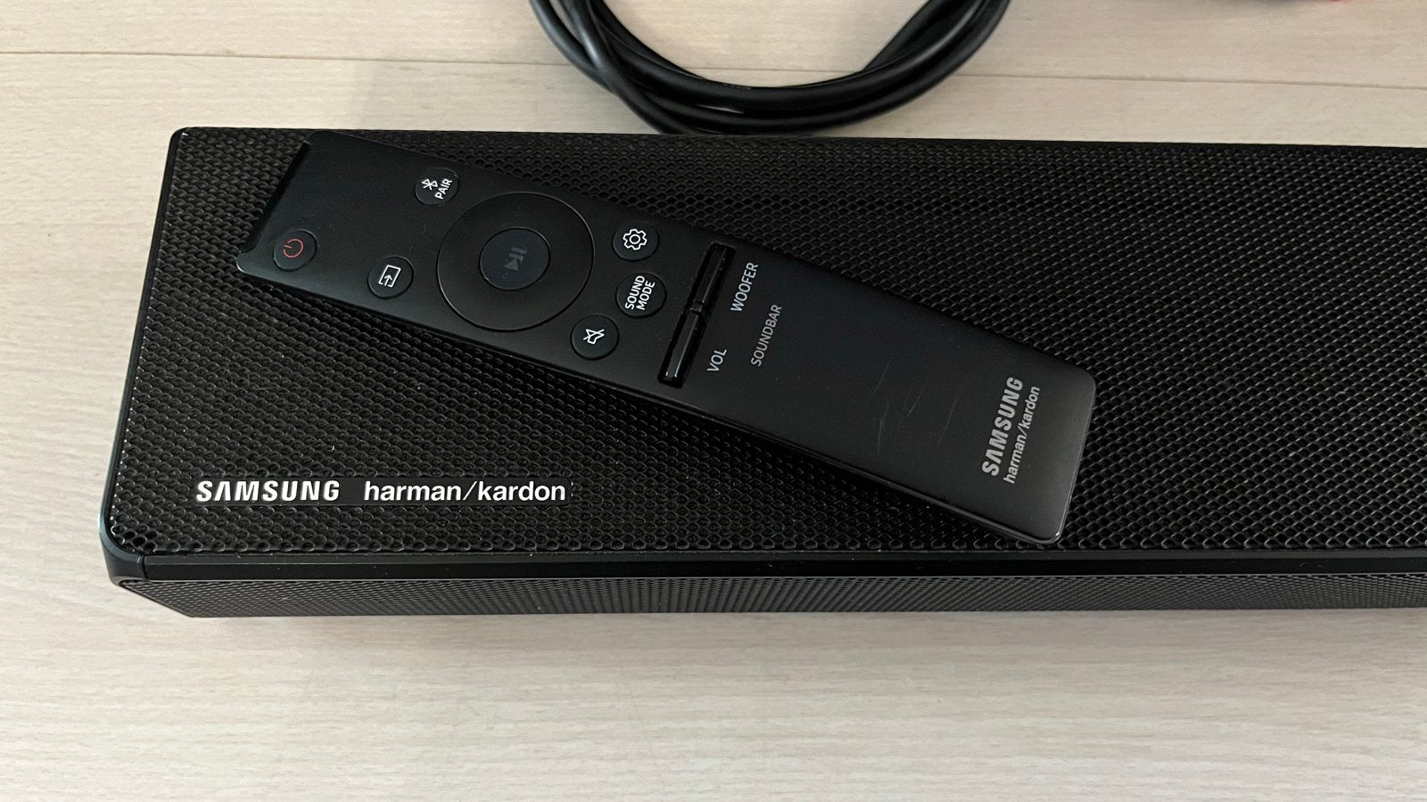 Samsung Harman/Kardon Soundbar met afstandsbediening, Ophalen of Verzenden, Zo goed als nieuw
