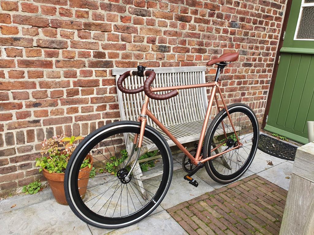 Fixie fiets (custom). Ook mogelijk als normale fiets, Fietsen en Brommers, Fietsen | Racefietsen, Minder dan 10 versnellingen
