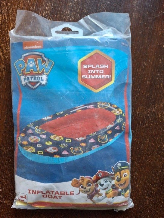 Paw Patrol Opblaasboot - Nieuw in verpakking, Ophalen of Verzenden, Nieuw