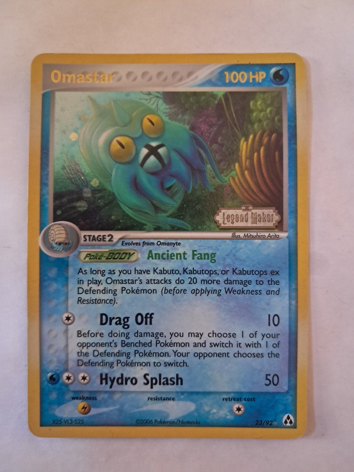 Omastar 23 Legend Maker, Ophalen of Verzenden, Zo goed als nieuw, Losse kaart, Foil