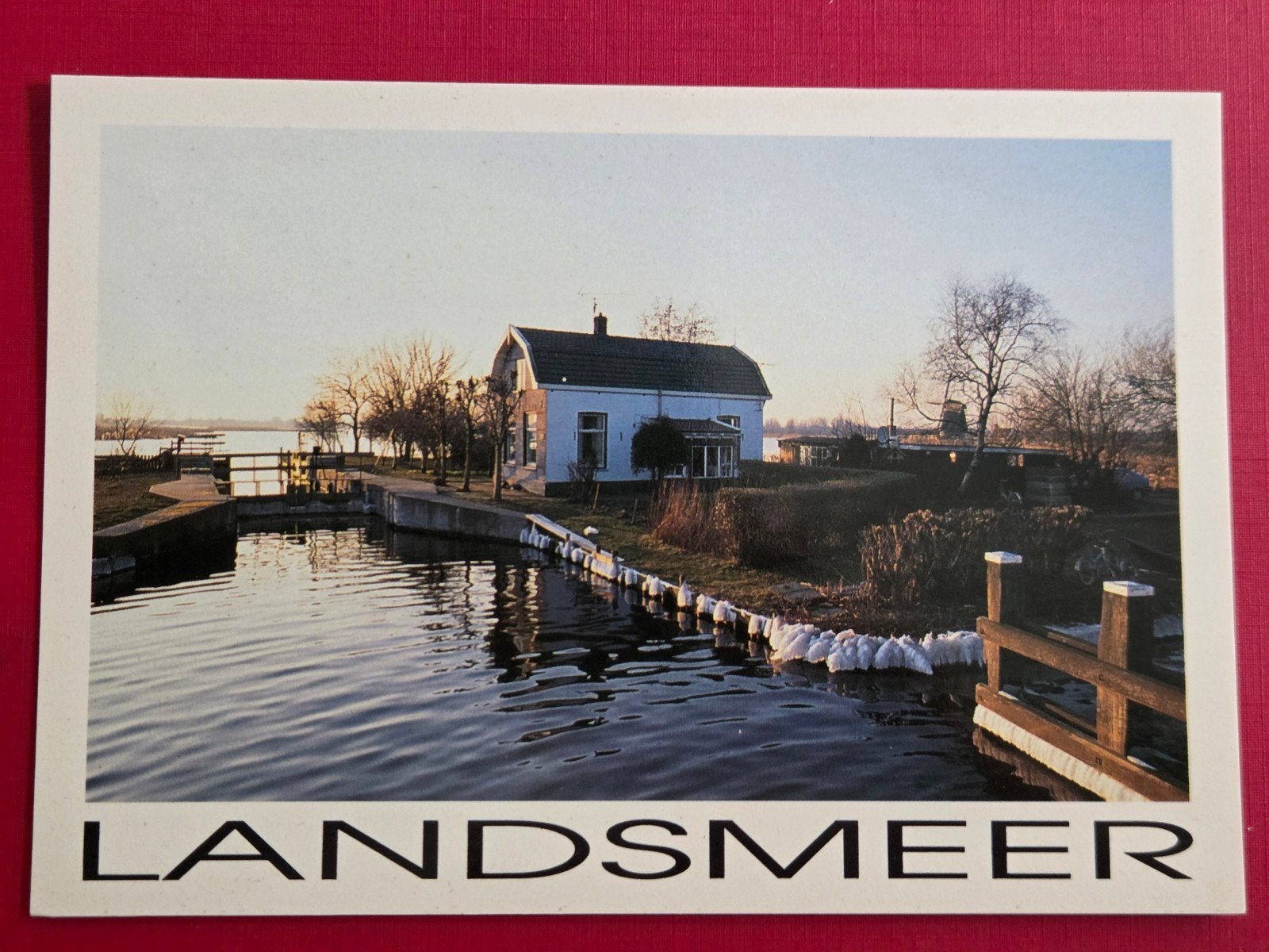 Landsmeer bij Oostzaan Sluis in het Luijendijkje, Ophalen of Verzenden, 1960 tot 1980