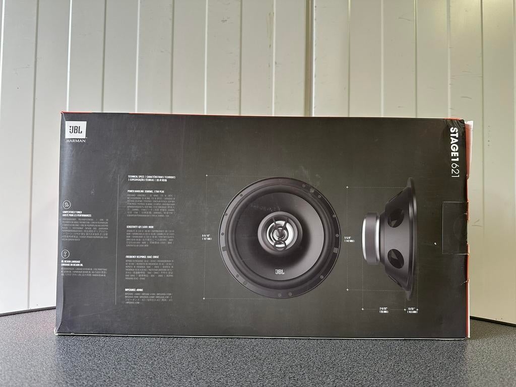 JBL STAGE1 621 - 16 cm (6,5) 2-weg coaxiale speakers 175W, Auto diversen, Ophalen of Verzenden, Zo goed als nieuw