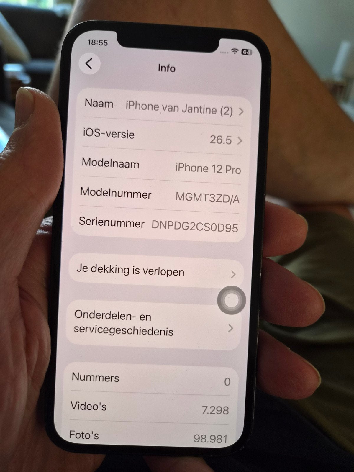 iPhone 12 Pro 256 GB - Goede staat, batterij 79%, 256 GB, Gebruikt, Blauw, Zonder simlock