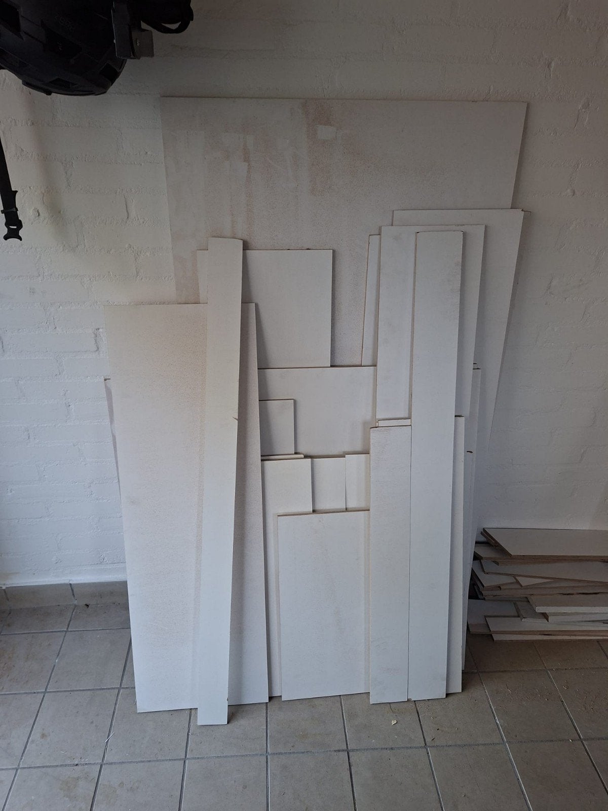 Akoumbe hardhout multiplex 10 mm verschillende maten, Ophalen, Gebruikt, Minder dan 25 mm, Plank