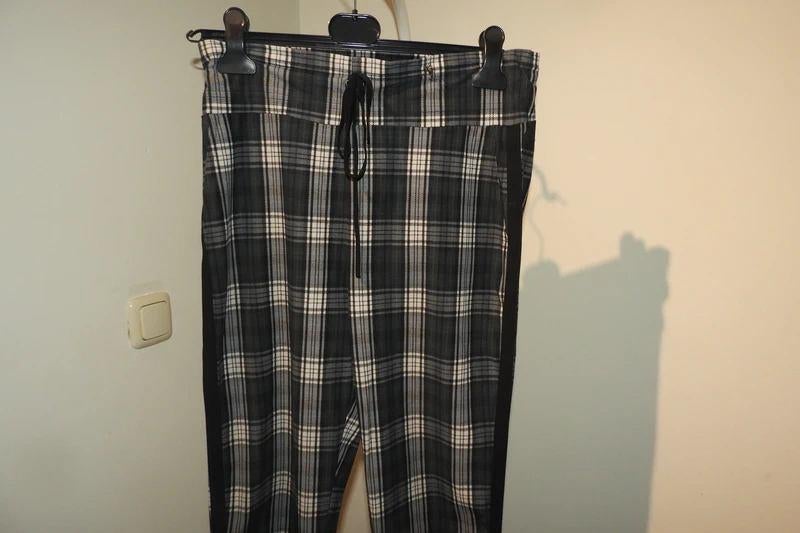 Studio Anneloes travel stretch broek iets dikker ruiten M, Kleding | Dames, Maat 38/40 (M), Studio Anneloes, Verzenden, Zwart