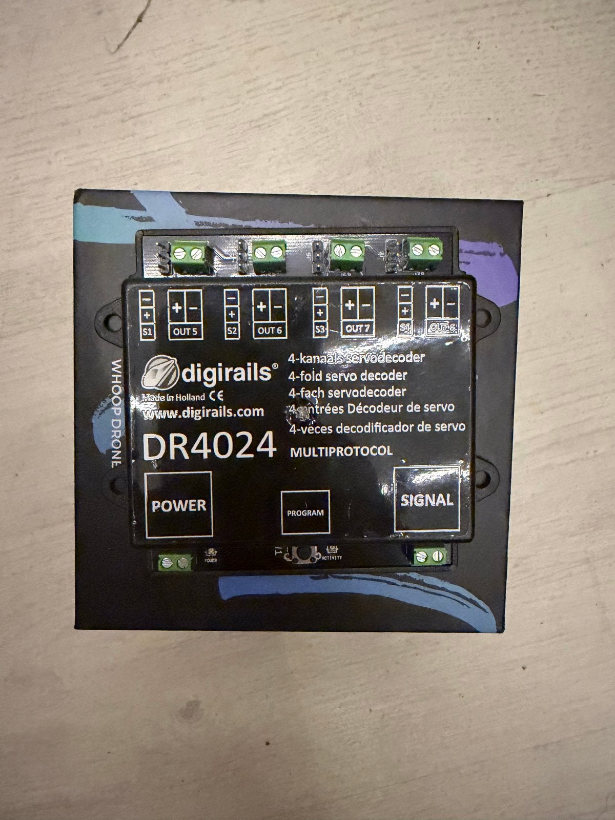 Digirails DR4024 4-kanaals servodecoder, Ophalen of Verzenden, Nieuw, Overige typen, Overige merken