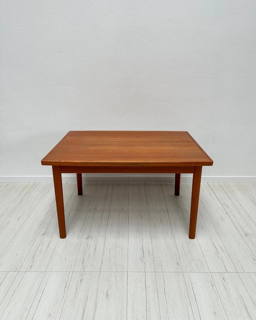 Foto 2 van Vamo Sønderborg grote uitschuifbare teak eettafel Deens 60s
