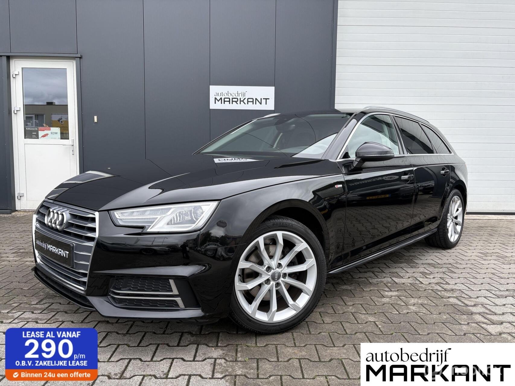 Audi A4 Avant 1.4 TFSI Sport S-line LED / Trekhaak / Navi, Stof, Gebruikt, 4 cilinders, 150 pk