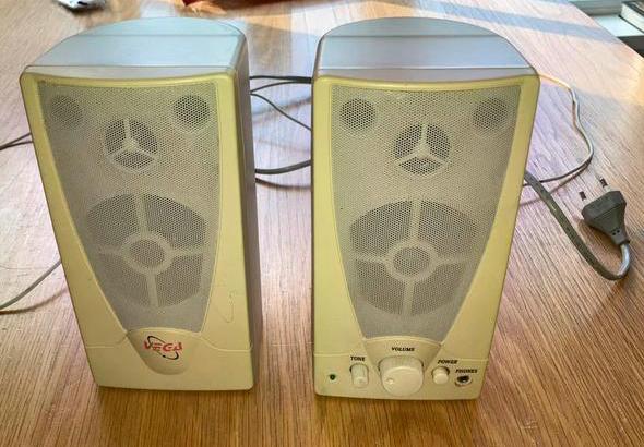 Vintage pc speakers, Computers en Software, Pc speakers, Ophalen of Verzenden, Zo goed als nieuw