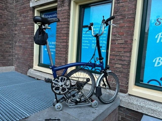 vouwfiets, Gebruikt, Brompton, Velgrem, 16 tot 18 inch