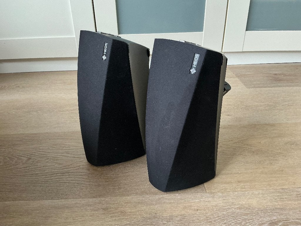 Denon Heos 3 HS2 speakers 2 stuks zwart incl muurbeugels