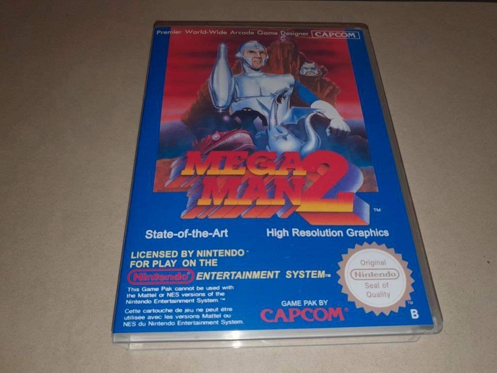 Mega Man 2 NES Game Case, Spelcomputers en Games, Games | Nintendo NES, Avontuur en Actie, Verzenden, 1 speler, Zo goed als nieuw