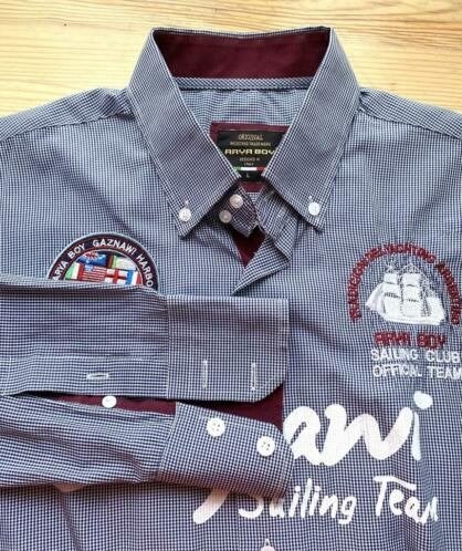 Arya Boy overhemd maat L [vm], Kleding | Heren, Ophalen of Verzenden, Zo goed als nieuw, Blauw, Halswijdte 41/42 (L)