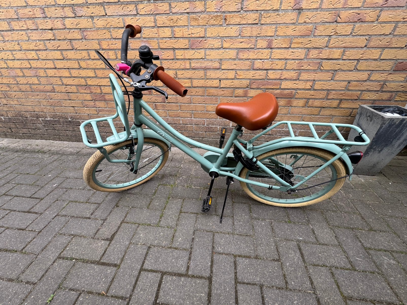 Meisjes fiets 20 inch, Ophalen, Terugtraprem, Gebruikt, Handrem