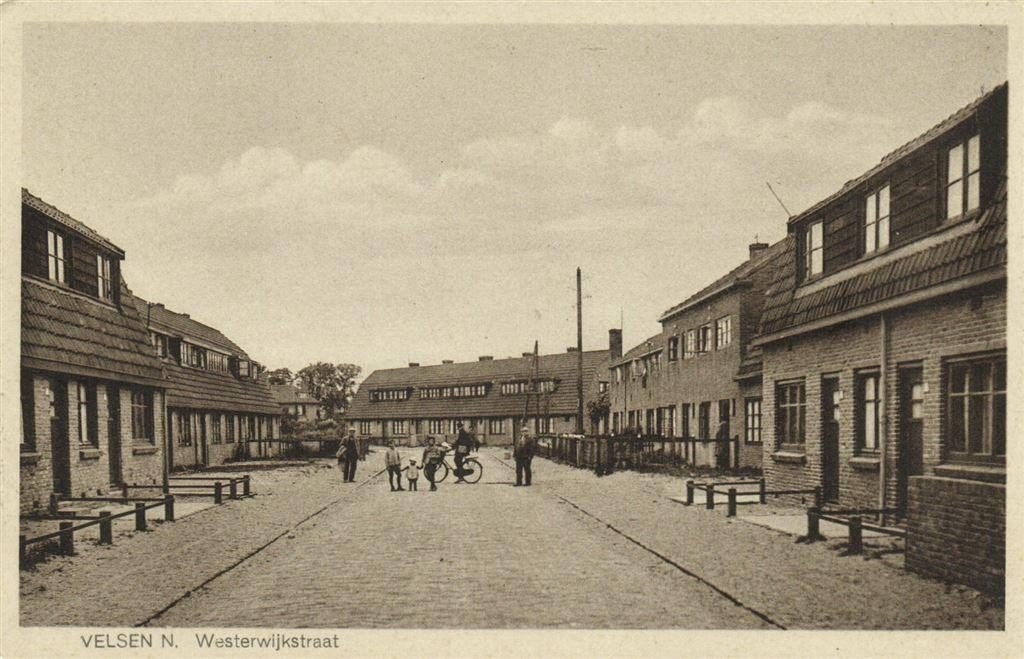 Velsen N. - Westerwijkstraat - ongelopen, Ophalen of Verzenden, 1920 tot 1940, Ongelopen, Noord-Holland