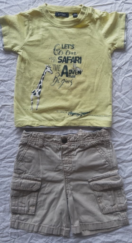 jongens kleding setje mt 86, Kinderen en Baby's, Babykleding | Maat 86, Ophalen of Verzenden, Gebruikt, Jongetje, Setje