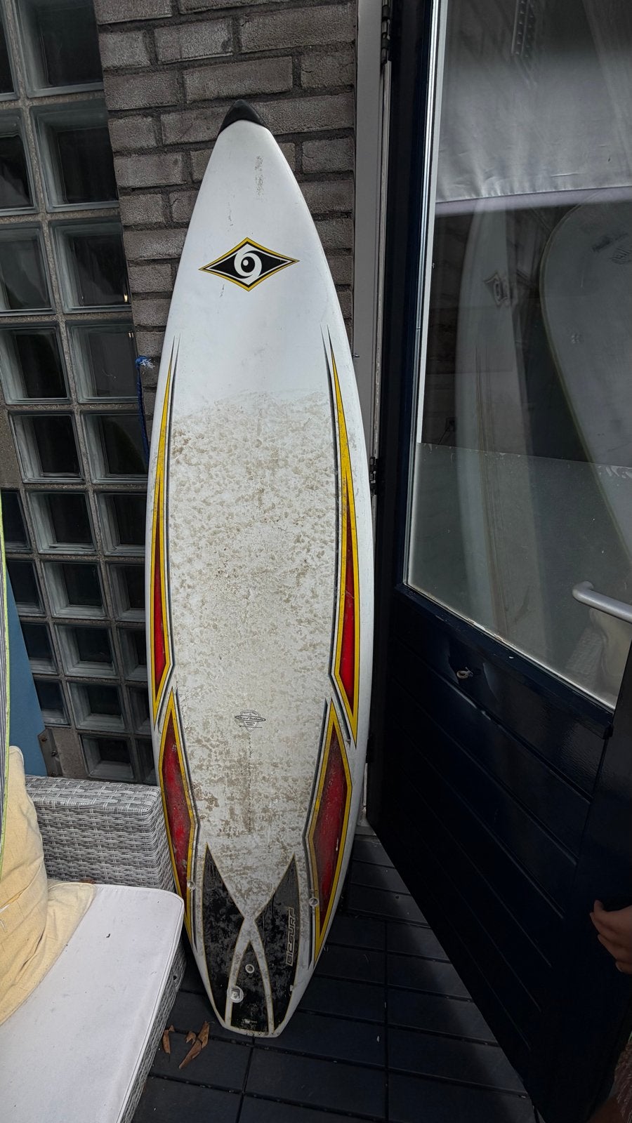 Gebruikt Shortboard Surfplank - Eduard Dabbadie Design, Watersport en Boten, Ophalen of Verzenden, Gebruikt, Shortboard, Met vinnen