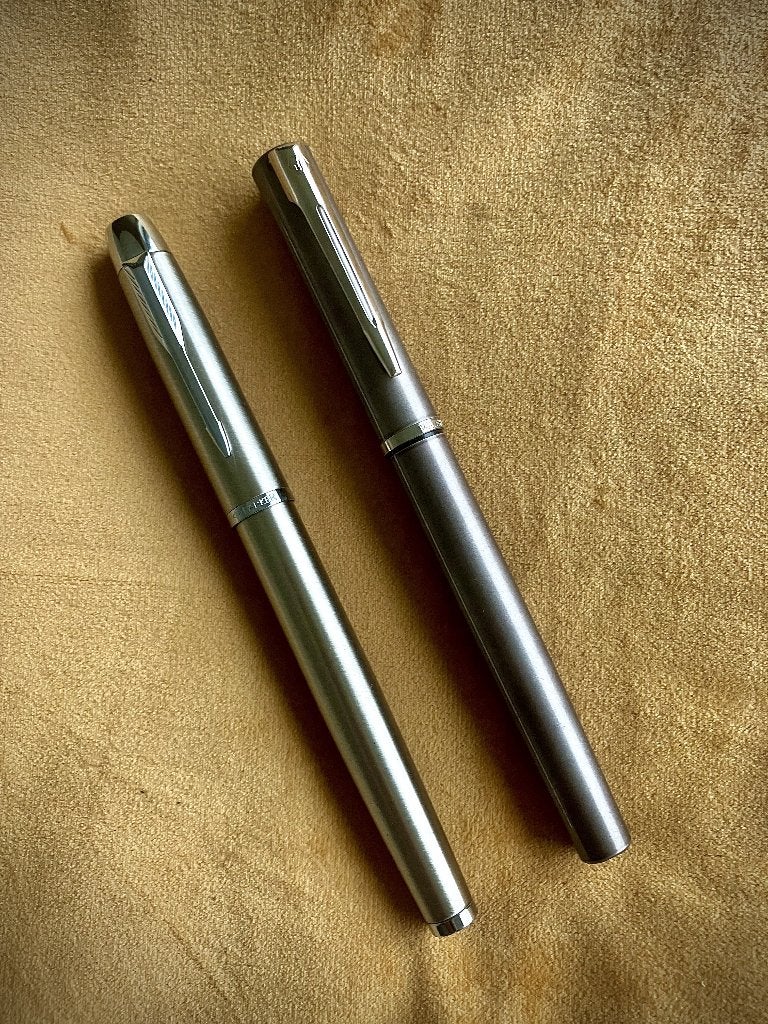 Parker IM vulpen & Waterman Allure vulpen (zgan), Ophalen of Verzenden, Gebruikt, Vulpen, Parker