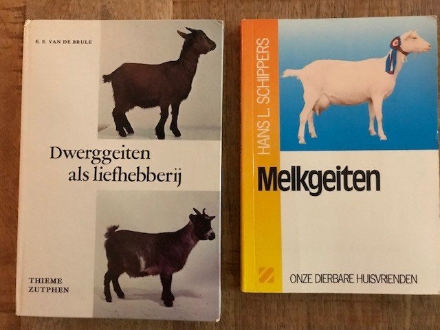 2 boeken over Geiten voor slechts € 5,00 samen, Boeken, Dieren en Huisdieren, Verzenden, Zo goed als nieuw, Vee