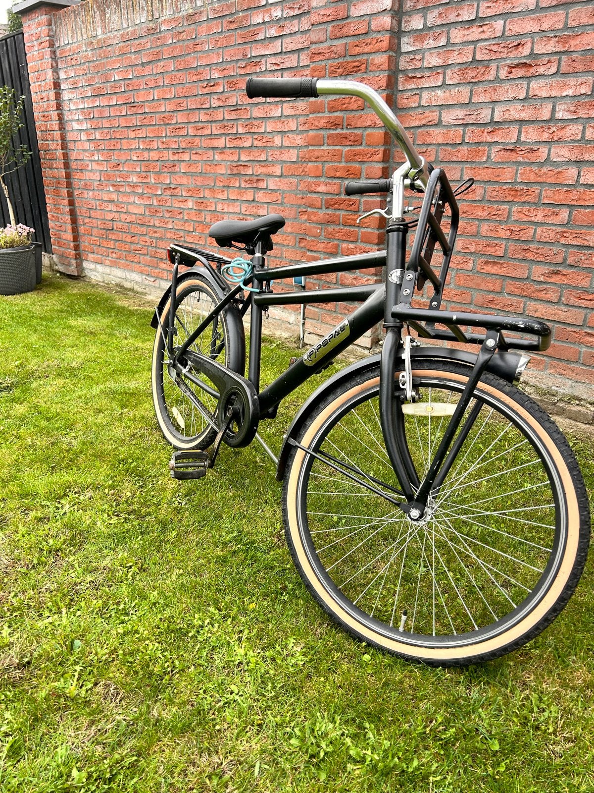24 inch transportfiets met voordrager -, Ophalen, Gebruikt, 24 inch