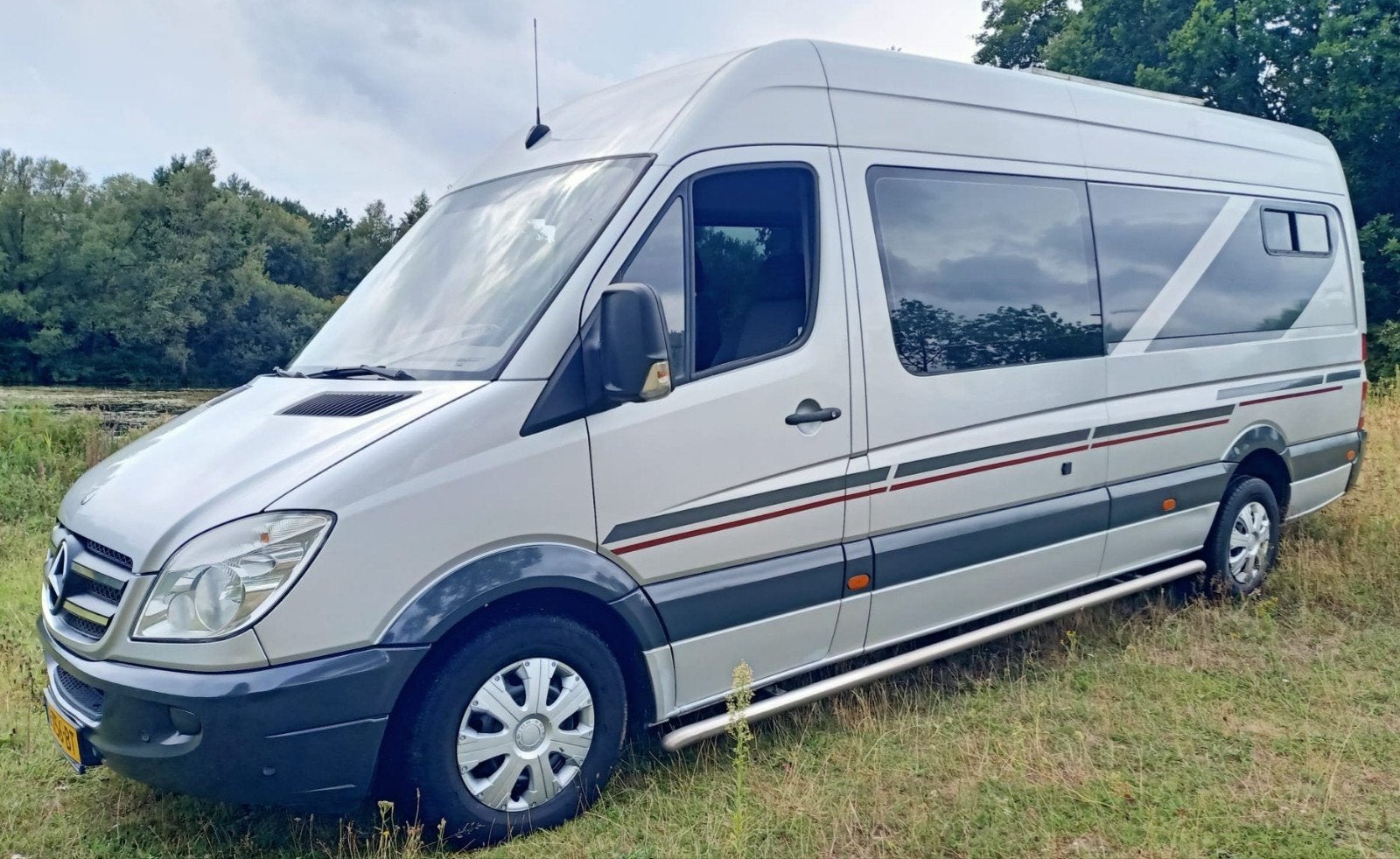 Mercedes Sprinter camper buscamper. automaat 2010., Automaat, Chemisch toilet, Buscamper of Camperbus, Tot en met 2
