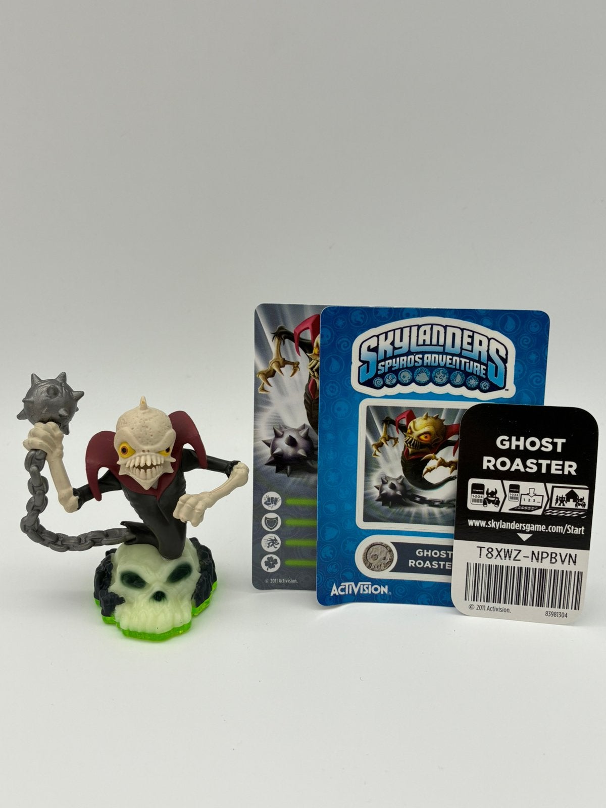 Skylanders Spyro’s Adventure Ghost Roaster met kaartjes, Avontuur en Actie, Niet van toepassing – tweedehands product van vóór 13-12-2024