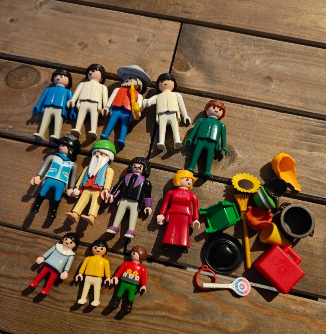collectie playmobil poppetjes, coaching/familie opstelling, Kinderen en Baby's, Speelgoed | Playmobil, Ophalen of Verzenden, Zo goed als nieuw