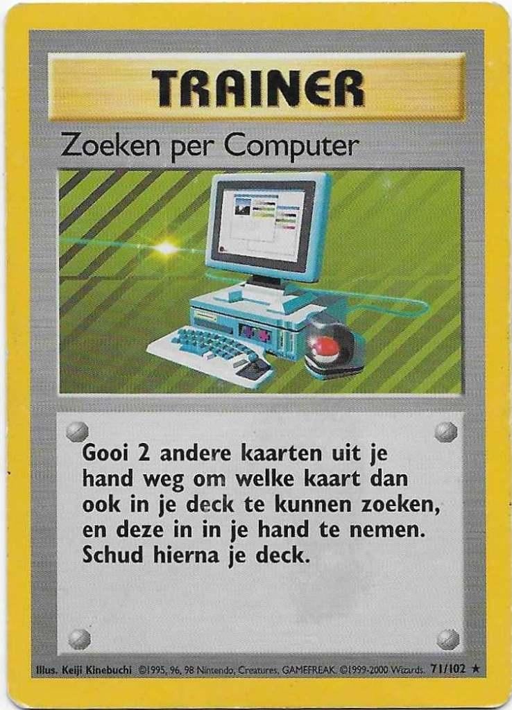 Pokemon kaarten - Trainer Basis set, Ophalen of Verzenden, Gebruikt