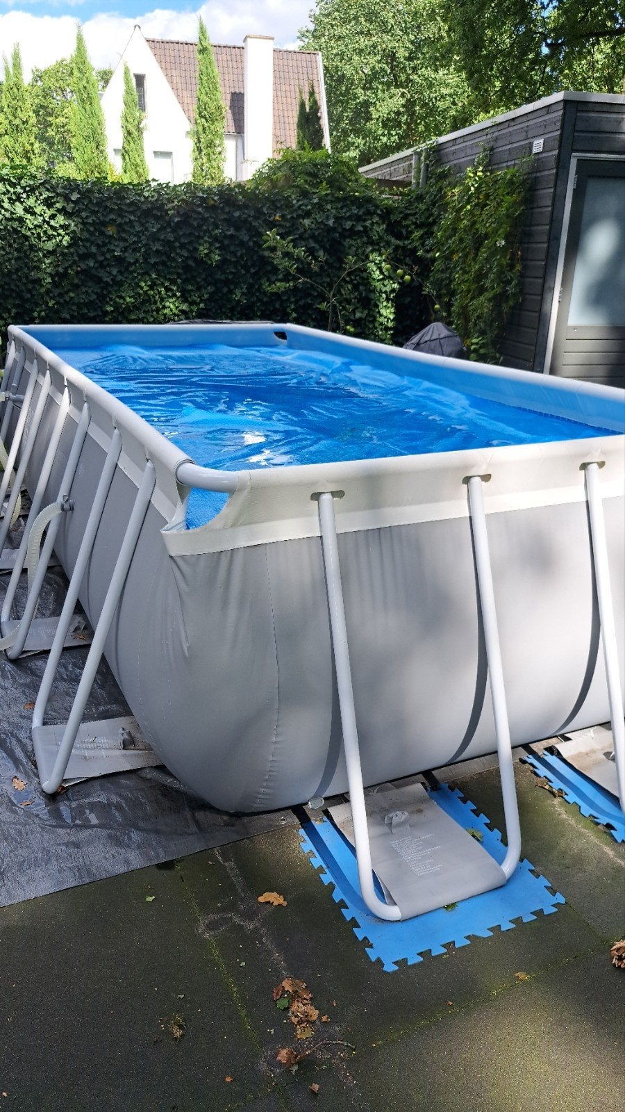 Mooi stevig Intex opzet zwembad 4x2x1 m. Incl. veel extra's, Tuin en Terras, Zwembaden, Ophalen, Gebruikt, 200 tot 300 cm, 80 tot 120 cm