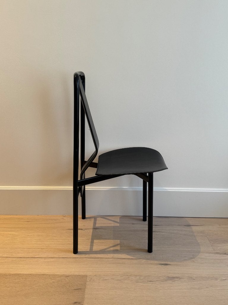Zanotta Irma eetkamerstoelen –  set van 4 Italiaans design, Huis en Inrichting, Stoelen, Ophalen, Zwart, Zo goed als nieuw, Vier