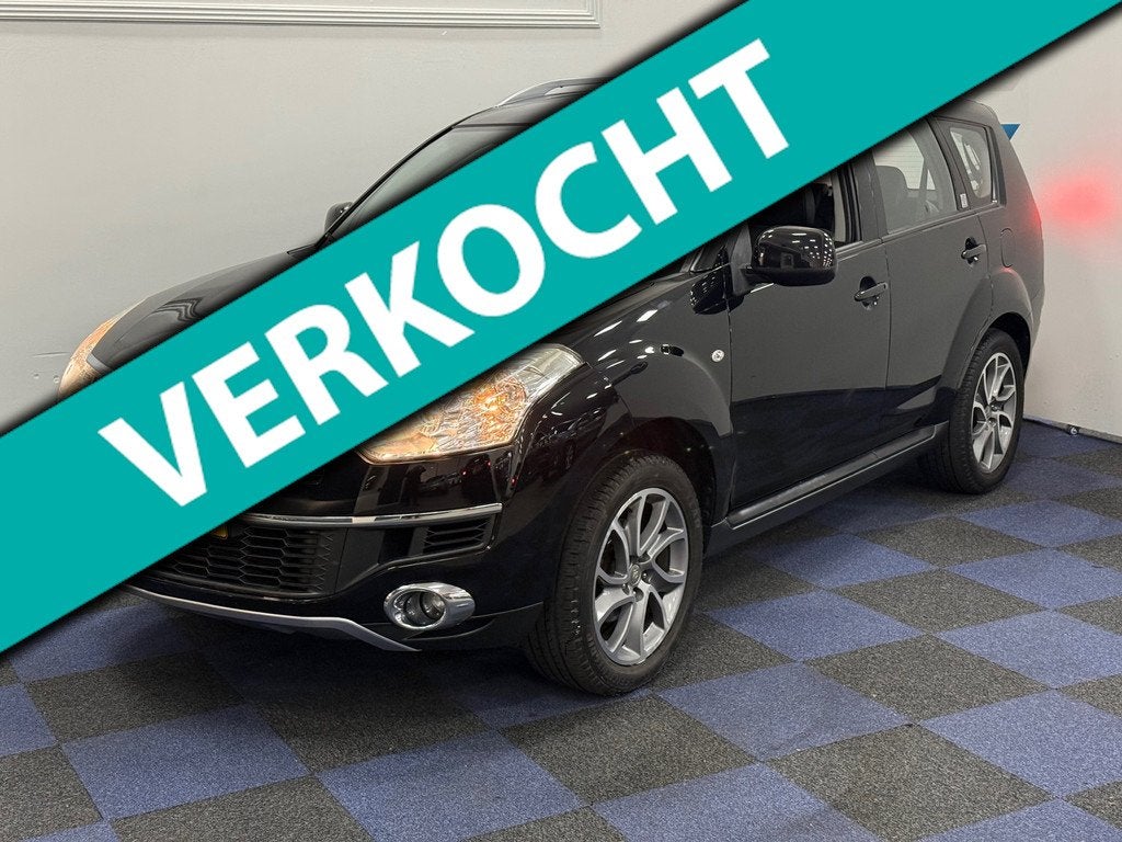 Citroen C-Crosser 2.4-16V Dynamique / 7 ZITTER / AUTOMAAT /, Automaat, 4 cilinders, 7 stoelen, Zwart