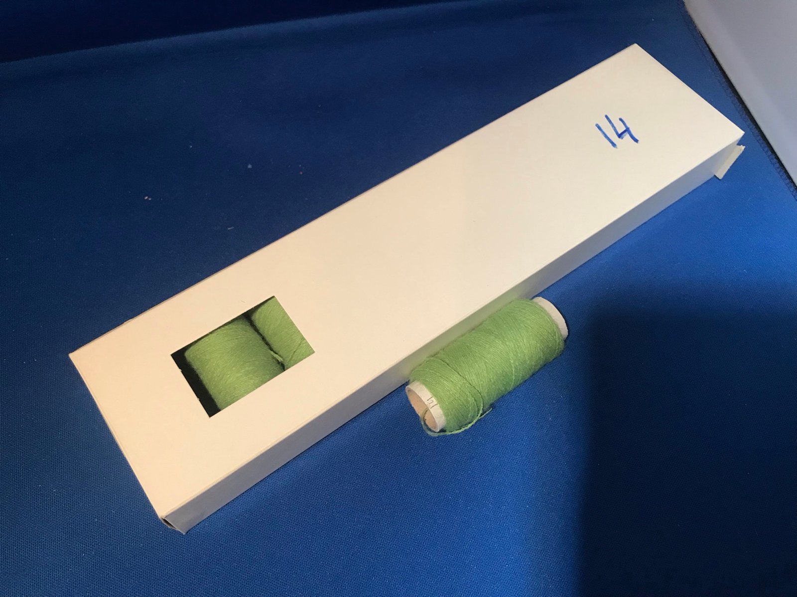 1 Rol punch wol - Groen 14, Groen, Textiel, Nieuw, Ophalen of Verzenden