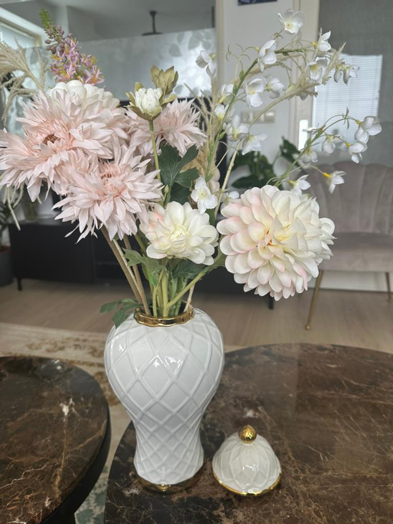 Vaas met bloemen, Ophalen, Zo goed als nieuw