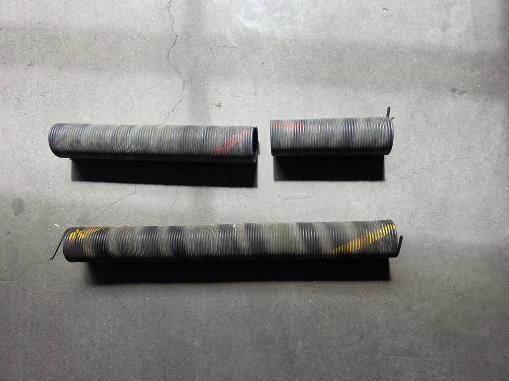 Torsieveren veren overheaddeur roldeur garagedeur, Ophalen of Verzenden, Vouwdeur, 120 cm of meer, 215 cm of meer