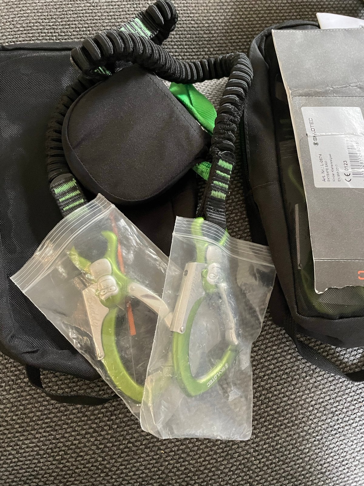 2x Skysafe Sam Kinder Klettersteigset - Zo goed als nieuw, Ophalen of Verzenden, Zo goed als nieuw, Klimsport-accessoire