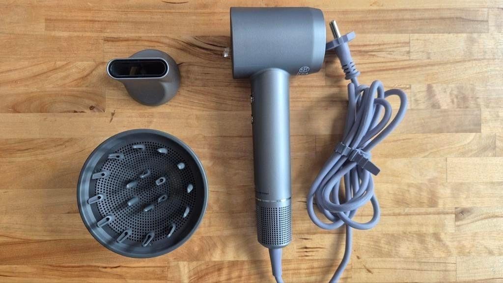 Ted Hilley Ionische Föhn met diffuser en opzetstuk, Ophalen of Verzenden, Zo goed als nieuw, Haarverzorging