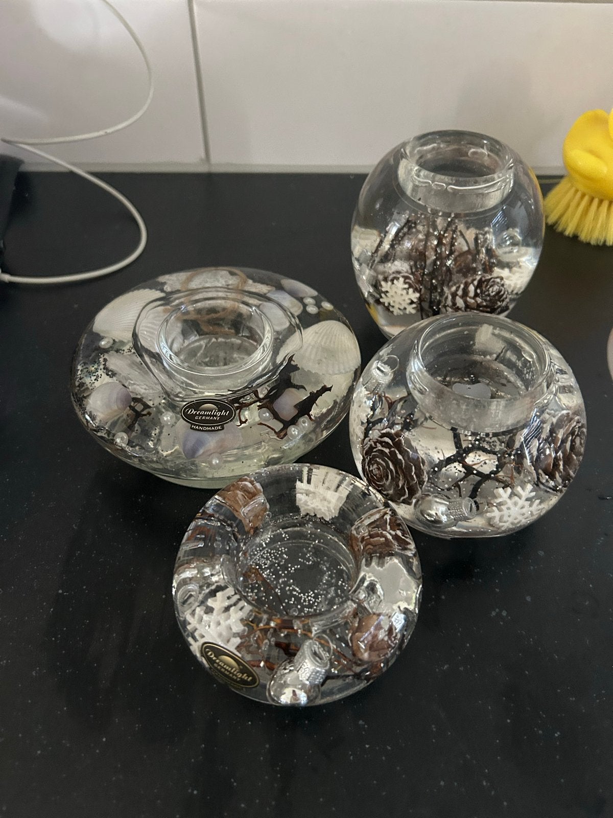 Dreamlight germany Waxinelichthouders - Set van 4, Ophalen, Meerkleurig, Overige merken, Waxinelichthouder
