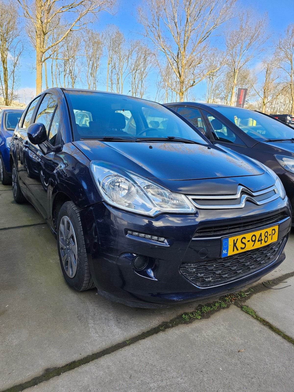 Citroën C3 1.2 Puretech 82pk 2016 Blauw, Auto's, Voorwielaandrijving, 1199 cc, Blauw, 23 km/l