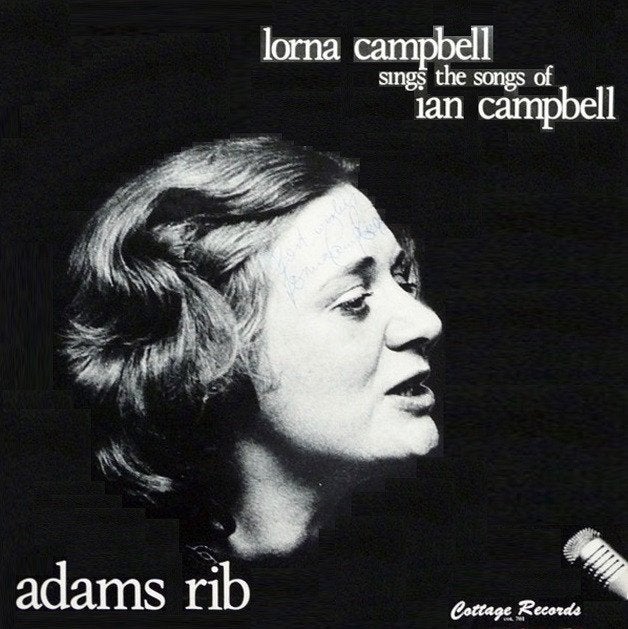 LP Lorna Campbell - Adams rib (zeldzaam!), Ophalen, Gebruikt, 12 inch, Folk
