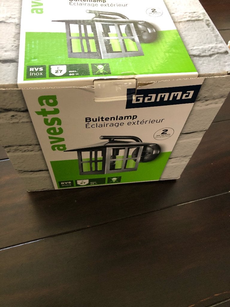Buitenlamp nieuw, Ophalen, Wandlamp, Nieuw, Netvoeding