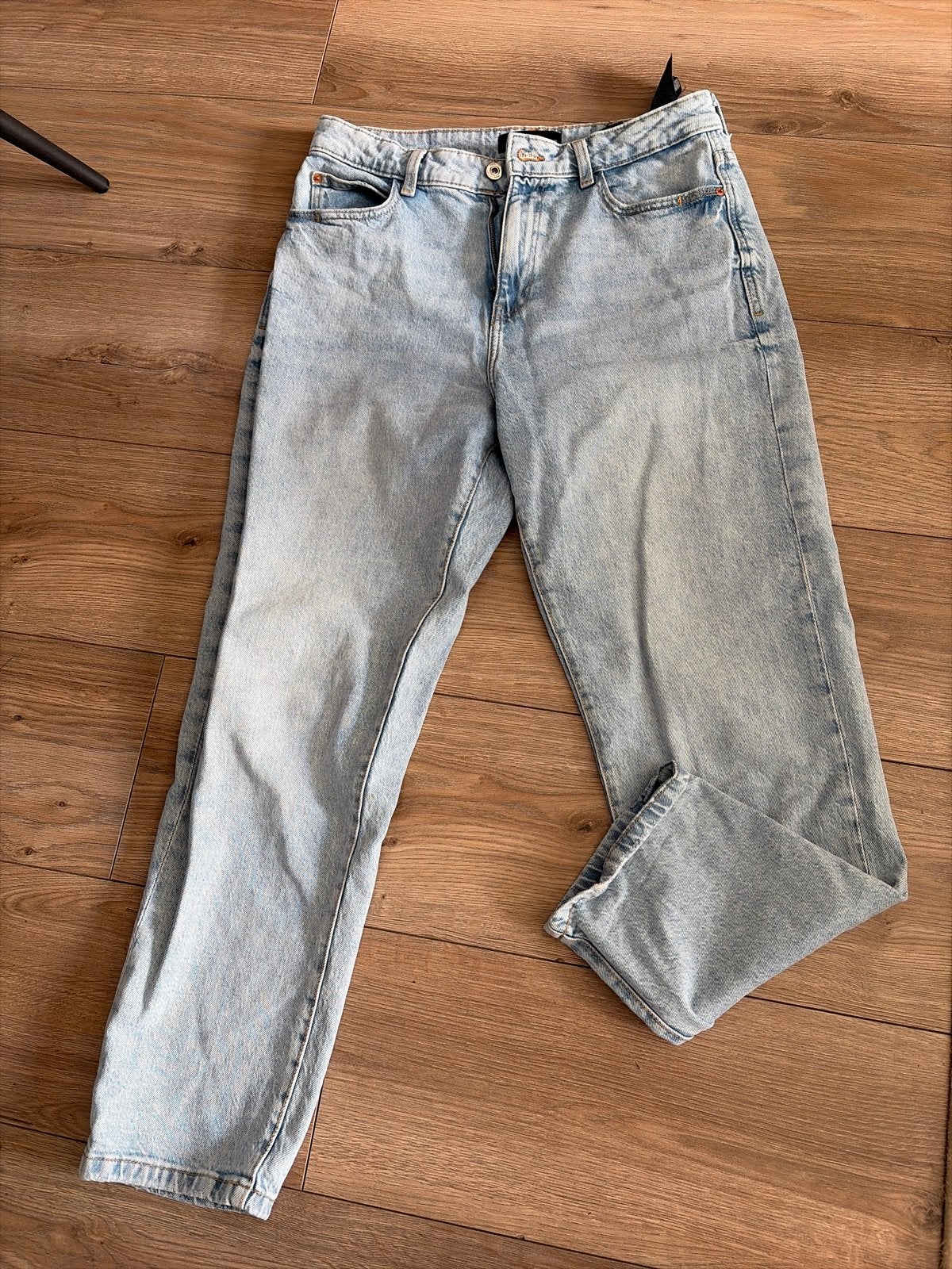 Zara lichtblauwe jeans, maat m 40, Ophalen of Verzenden, Zo goed als nieuw, Blauw, W30 - W32 (confectie 38/40)