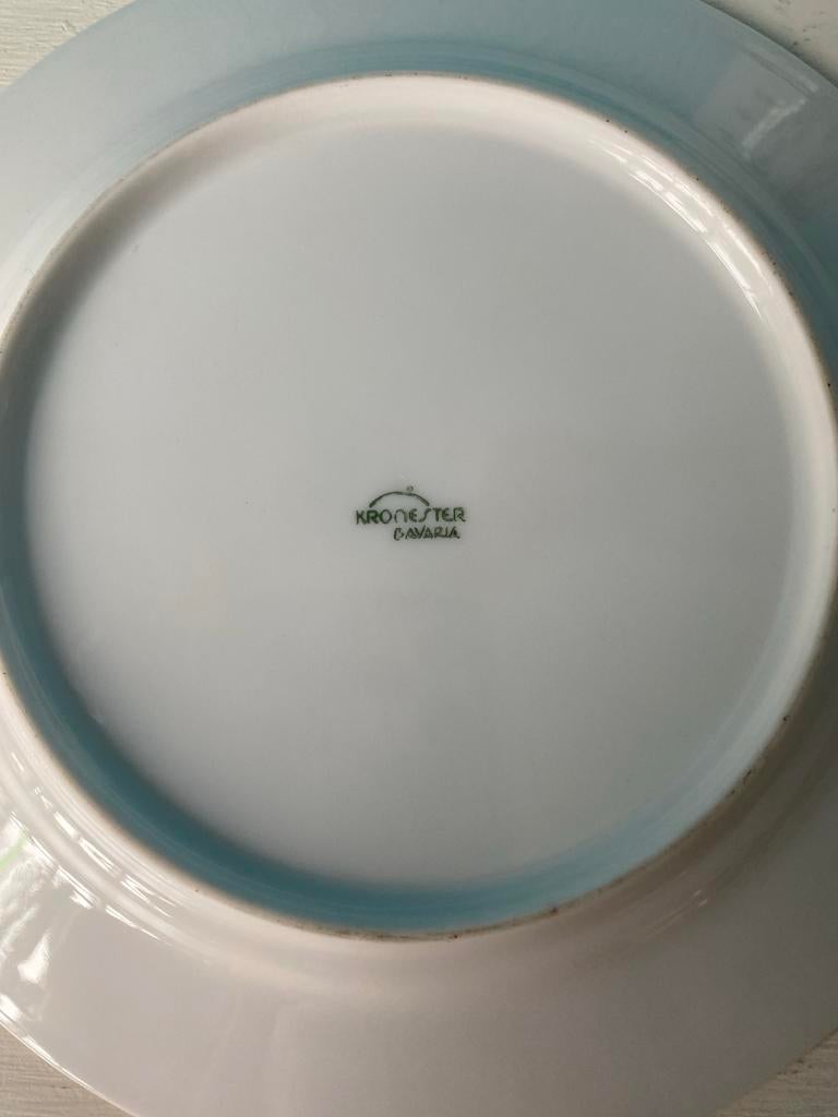 Vintage Kronester Bavaria Eerste Communie Dejeuner Set, Ophalen of Verzenden