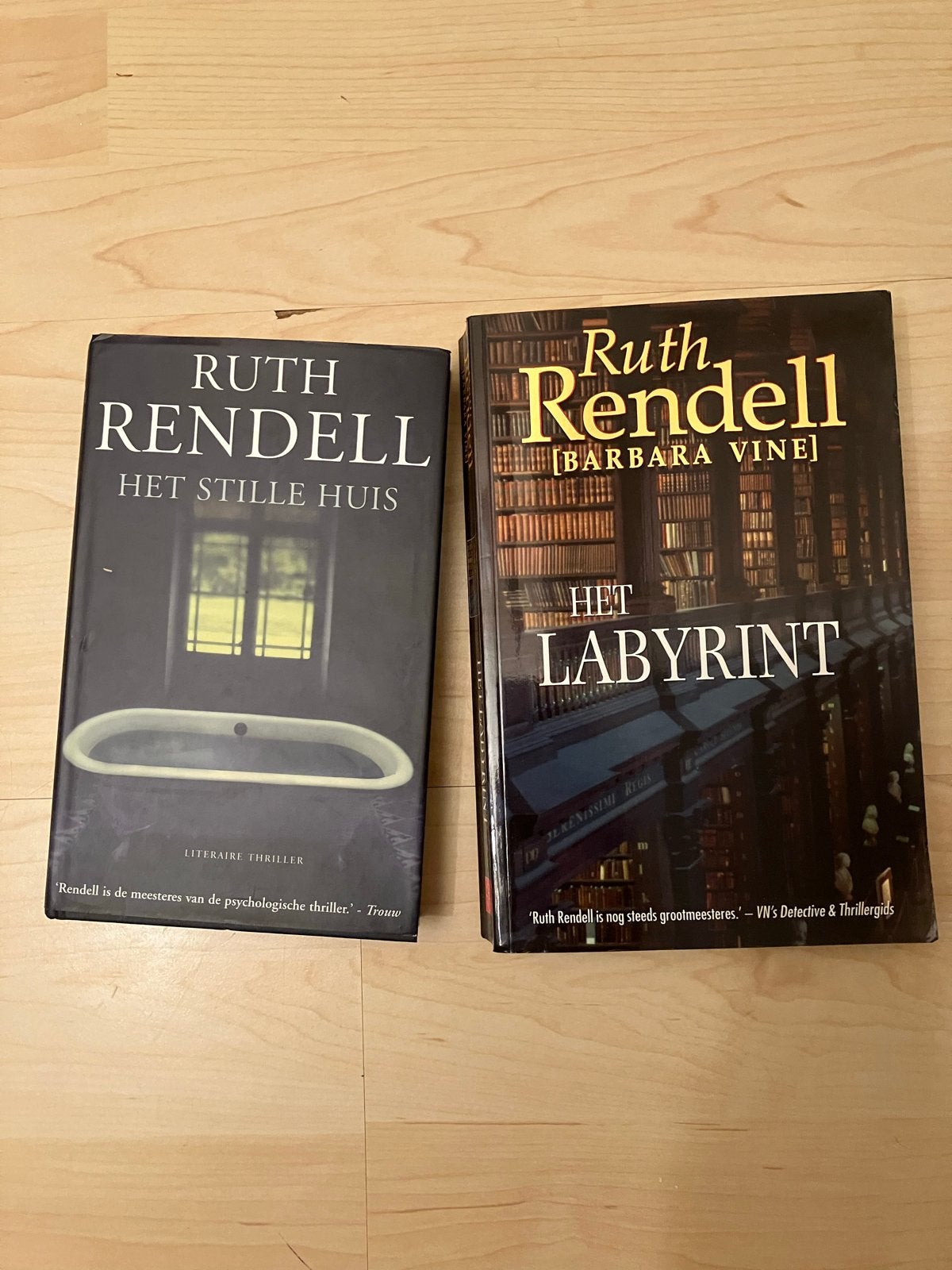 Ruth Rendell - Het Stille Huis & Het Labyrint (2 boeken), Ophalen of Verzenden, Zo goed als nieuw