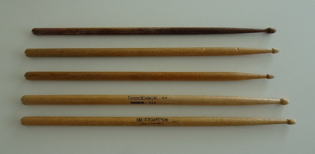 5 Drumsticks, Ophalen, Zo goed als nieuw, Drums of Percussie