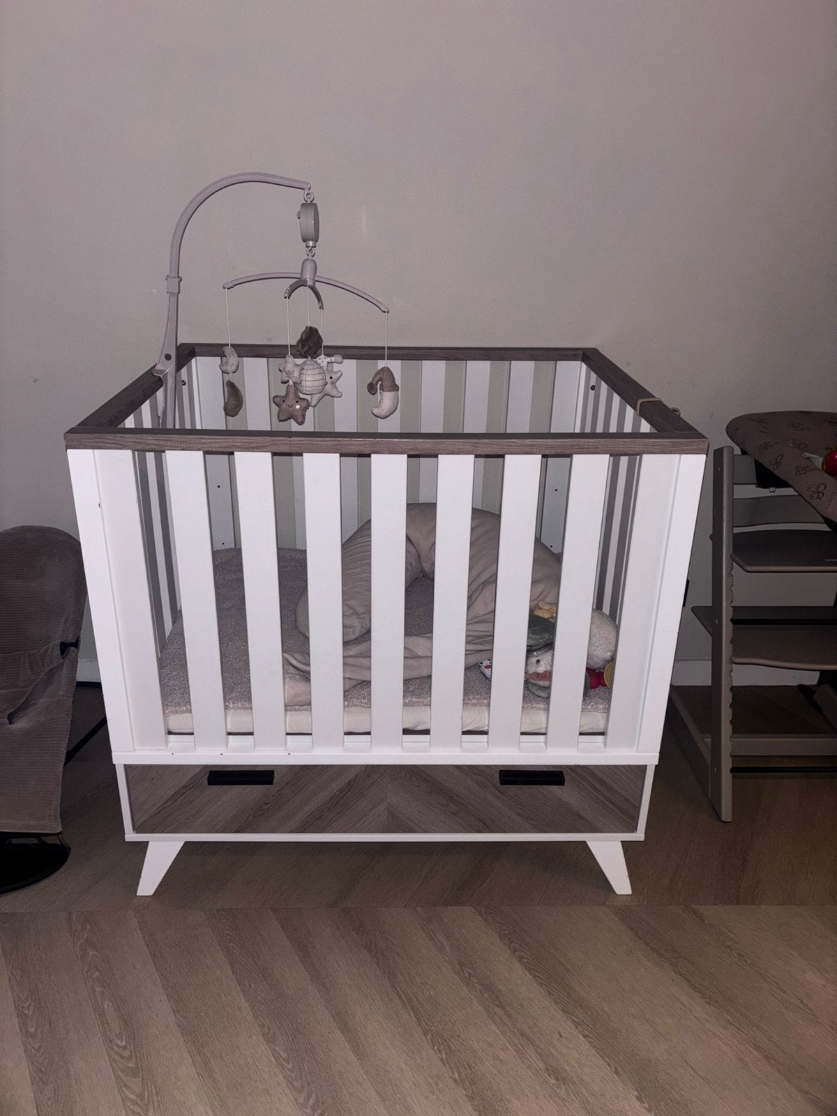 Box met lade + box matras, Ophalen, Gebruikt