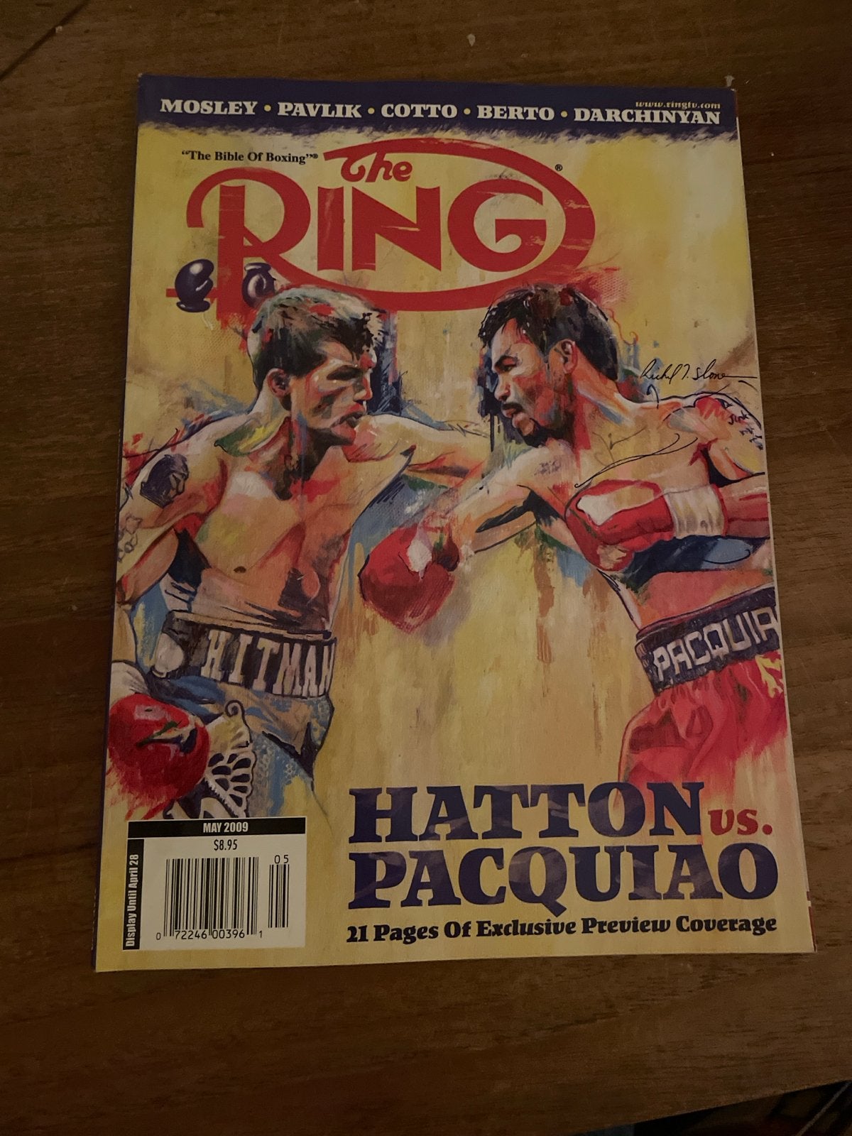 The Ring Magazine Mei 2009 - Hatton vs. Pacquiao, Boeken, Tijdschriften en Kranten, Zo goed als nieuw, Sport en Vrije tijd, Ophalen of Verzenden
