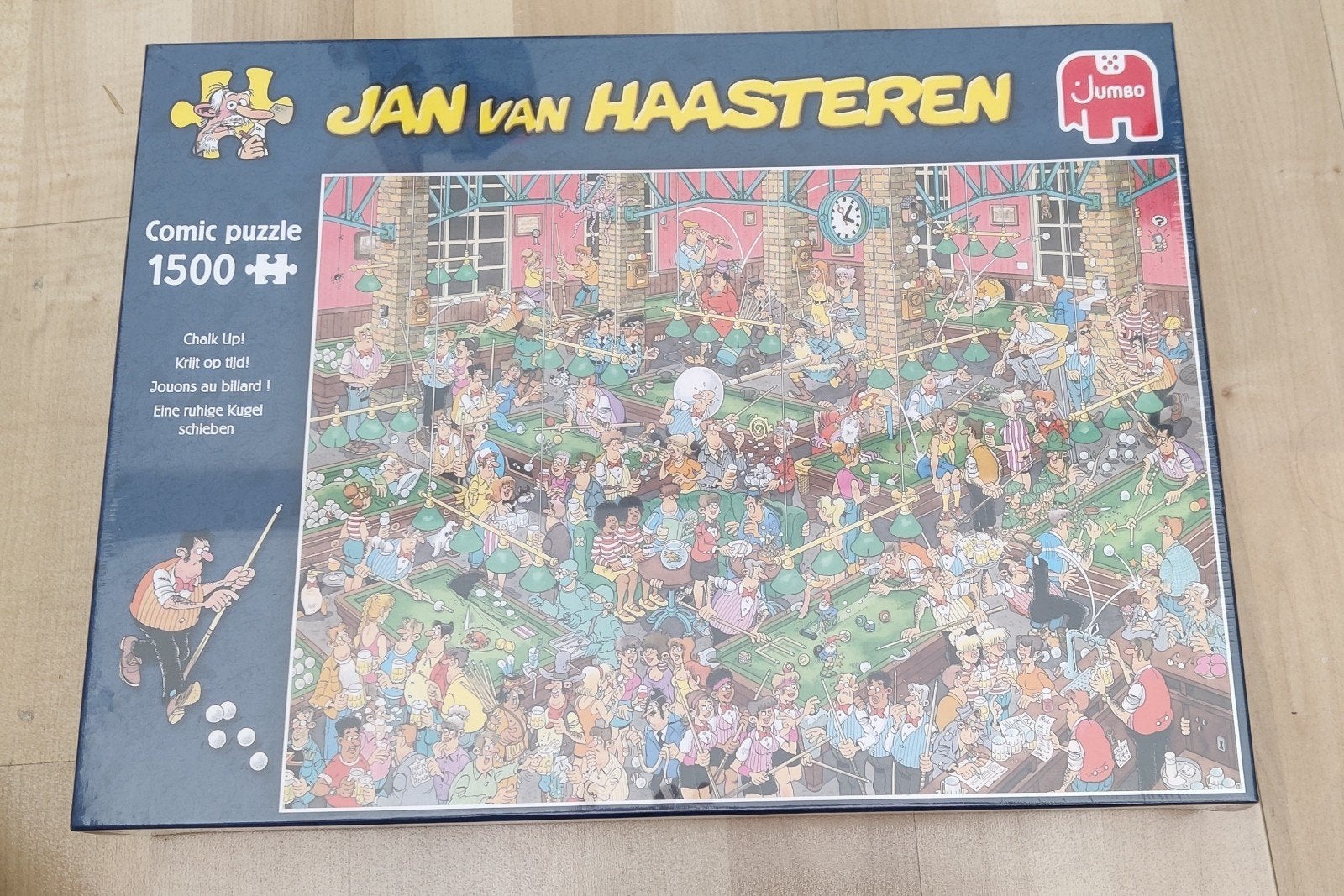 Jan van Haasteren Krijt op tijd, Ophalen of Verzenden, 500 t/m 1500 stukjes, Nieuw, Legpuzzel