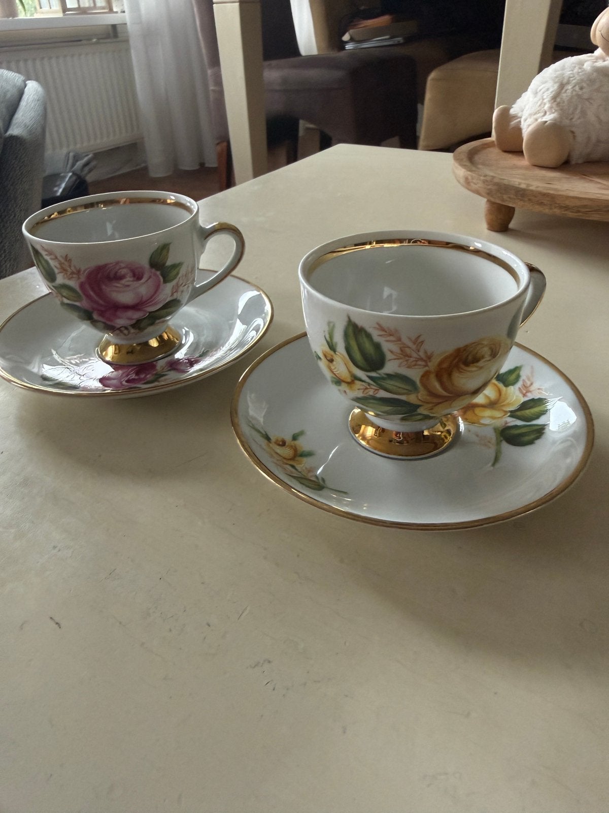 Mitterteich kop en schotels, Ophalen of Verzenden, Zo goed als nieuw, Porselein, Kop en/of schotel