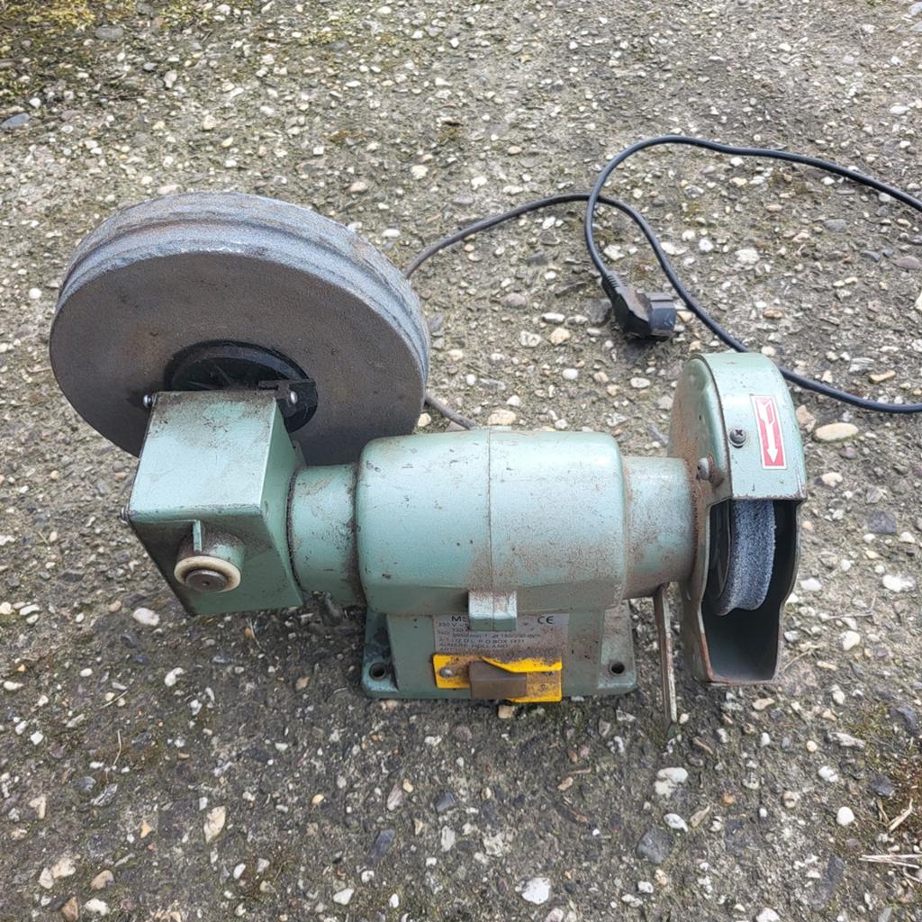 Werkbankslijpmachine MSK 150 - 200W, Doe-het-zelf en Verbouw, Ophalen of Verzenden, Gebruikt, Minder dan 700 watt, Werkbankslijpmachine