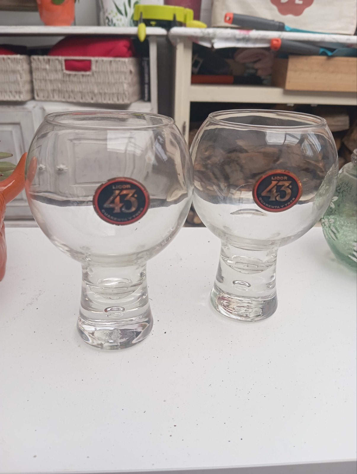 Set van 2 Licor 43 glazen, Ophalen of Verzenden